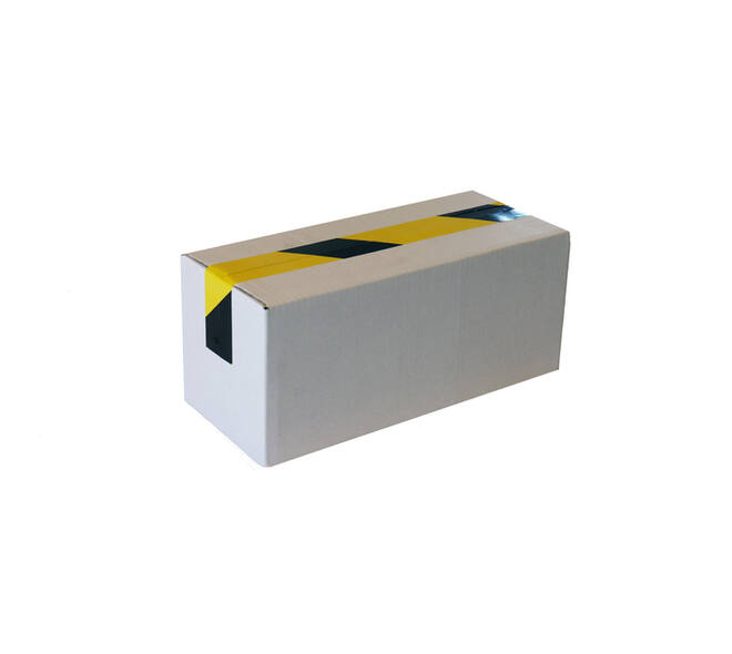 Waarschuwingstape IEZZY 50mmx66m zwart/geel