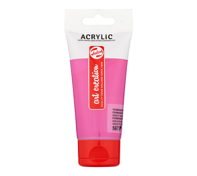 Acrylverf Talens Art Creation 567 permanentroodviolet tube à 75ml