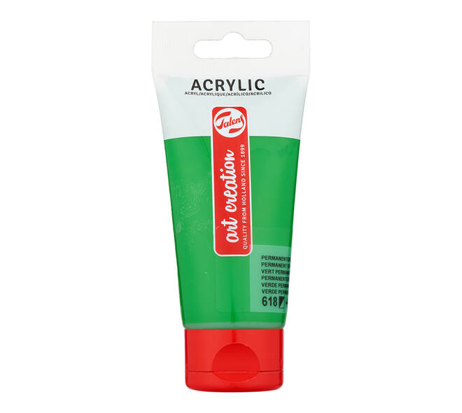 Acrylverf Talens Art Creation 618 permanentgroen licht tube à 75ml