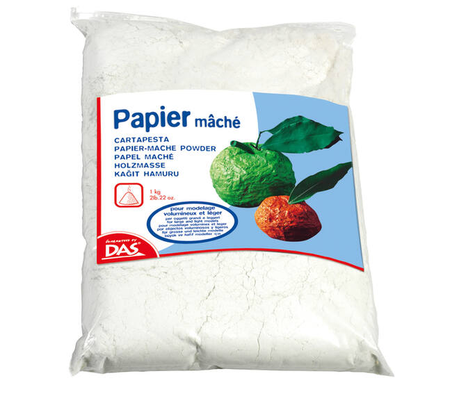 Papier-maché DAS poeder 1000 gram wit