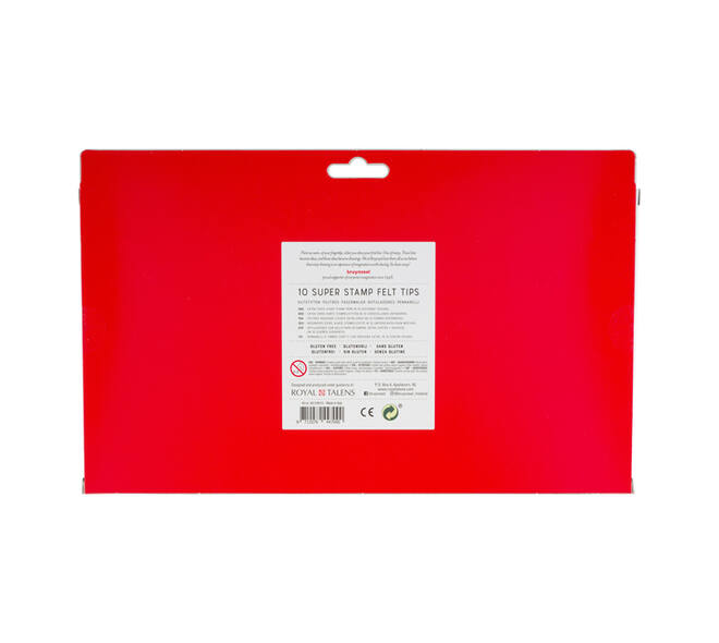 Stempelstift Bruynzeel Kids Super Stamp assorti 10 stuks