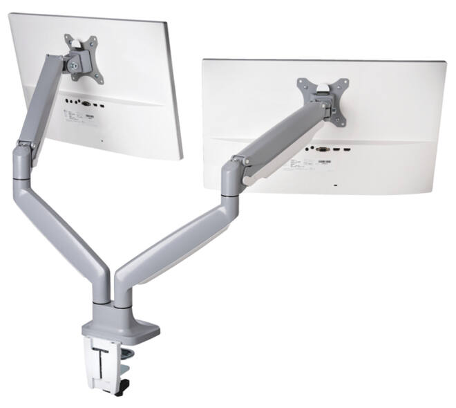 Monitorarm Kensington SmartFit one-touch dubbel
