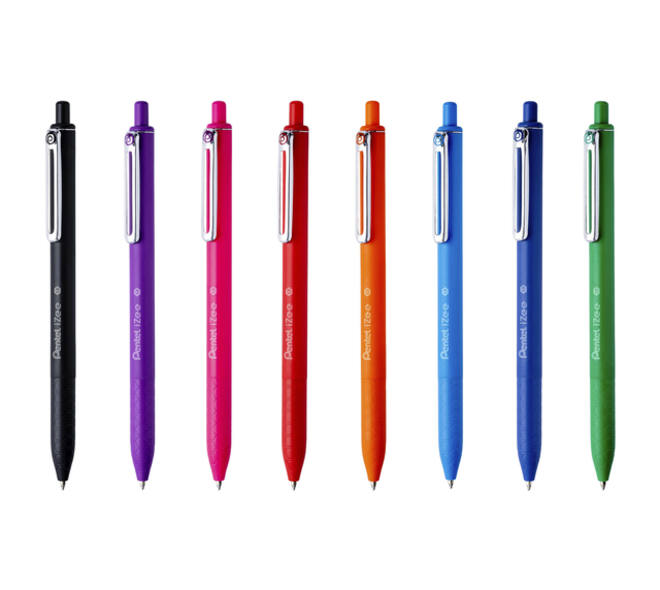 Balpen Pentel BX470 iZee medium lichtblauw