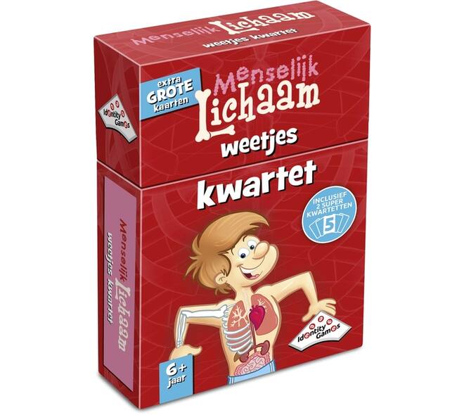 Menselijk lichaam weetjes kwartet