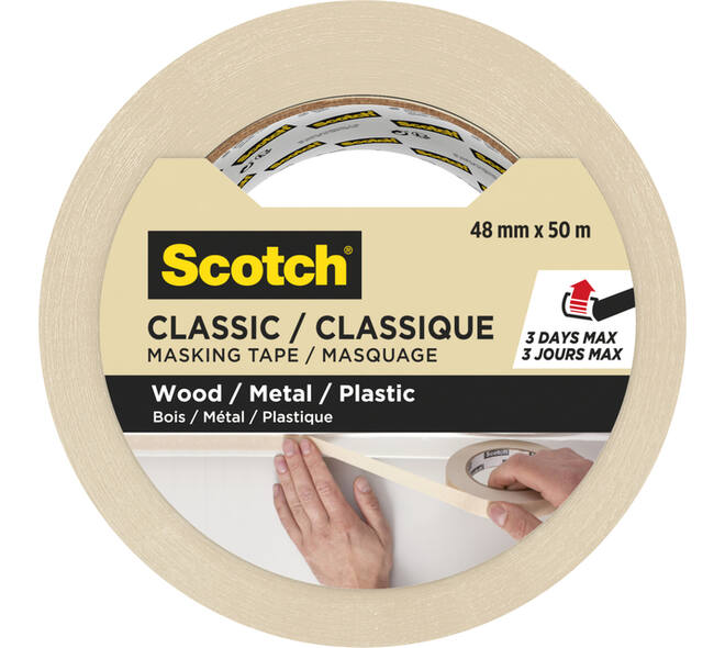 Afplaktape Scotch Classic 48mmx50m beige
