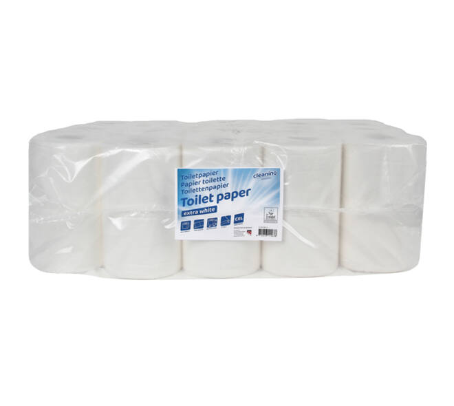 Toiletpapier Cleaninq T4 2-laags 40x400 vel wit