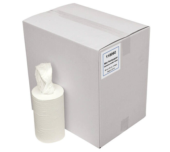 Poetspapier Cleaninq M1 2-laags 12x158 vel wit