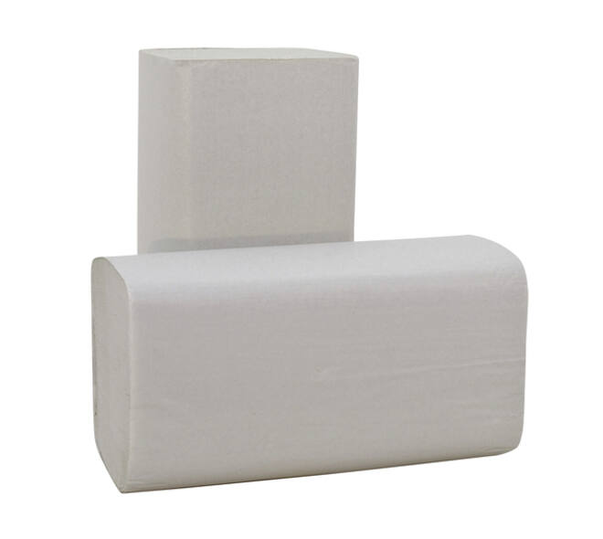 Handdoek Cleaninq H3 z-vouw 2-laags 240x230mm 20x190 vel wit