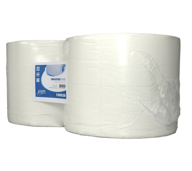 Poetspapier Euro Products M1-V1 2-laags 1000 vel wit 100038