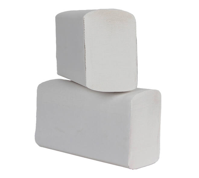 Handdoek Cleaninq H2 i-vouw 2-laags 203x320mm 25x120 vel wit
