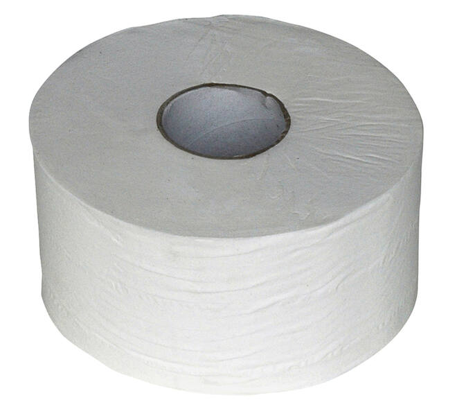 Toiletpapier Euro Products Q5 jumbo klein 2-laags 180m wit 240018