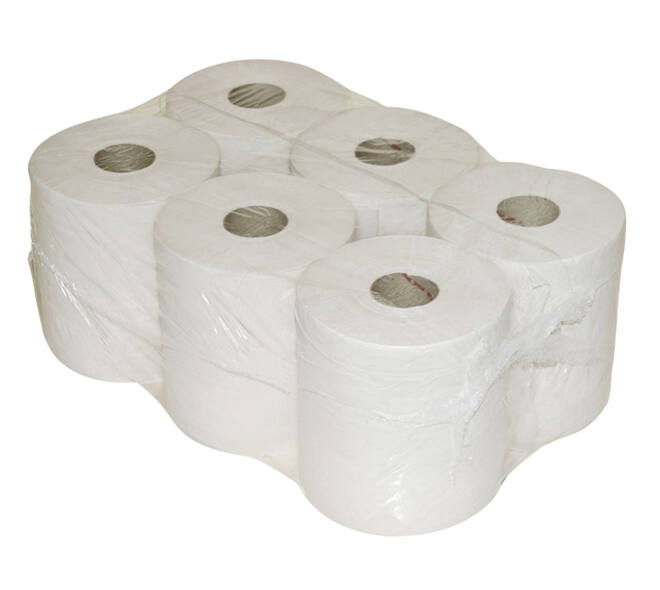 Toiletpapier Euro Products Q5 jumbo klein 2-laags 180m wit 240018