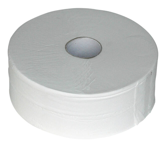 Toiletpapier Euro Products P4 jumbo groot 2-laags 380m wit 240038