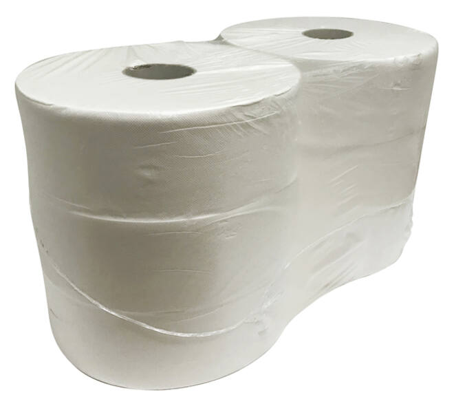 Toiletpapier Euro Products P4 jumbo groot 2-laags 380m wit 240038