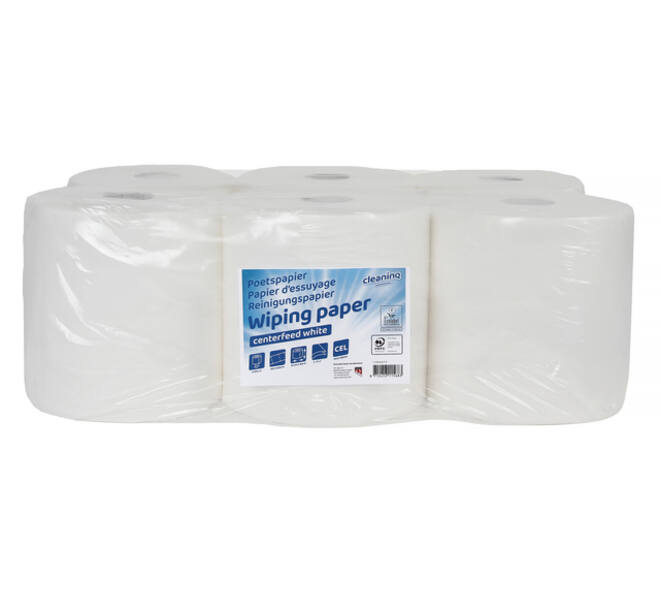 Poetspapier Cleaninq M2 2-laags 6x450 vel wit