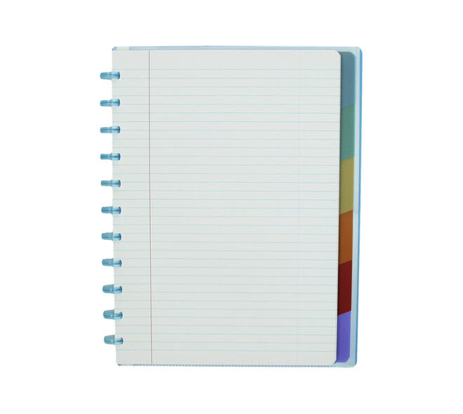 Schrift Atoma A4+ lijn 120blz 90gr PP transparant assorti