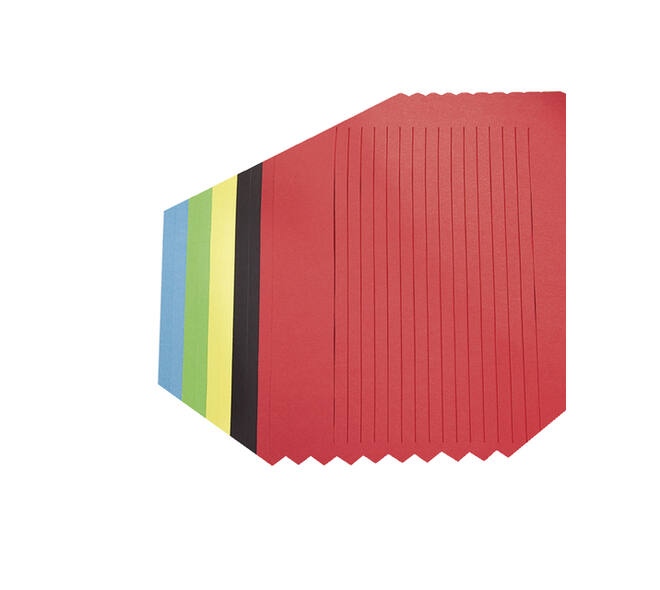 Vlechtpapier Folia 130gr 35x50cm 10 vel assorti kleuren