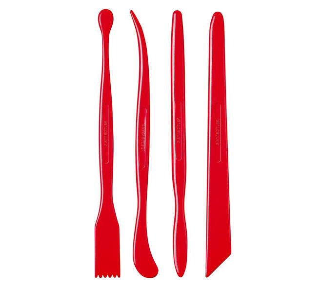 Boetseerspatel Staedtler Fimo blister à 4 stuks