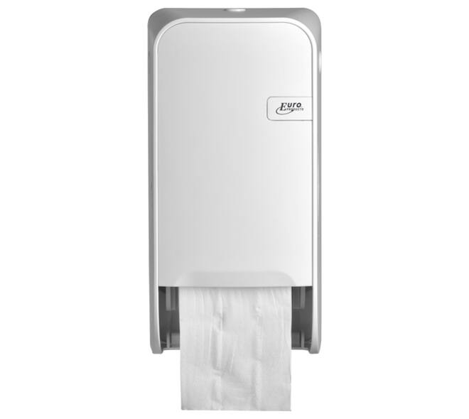 Toiletpapierdispenser Quartzline Q1 systeemrol duo wit 441001
