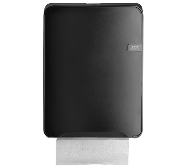 Handdoekdispenser Quartzline Q8 zwart 441152
