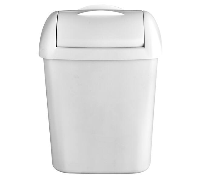 Dameshygiënebak Quartzline 8 liter wit 441408