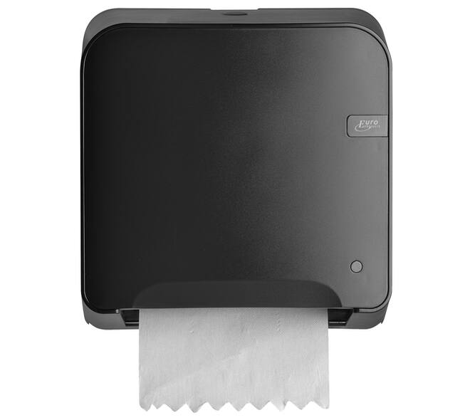 Handdoekroldispenser Quartzline Q14 Matic XL klein zwart 441159