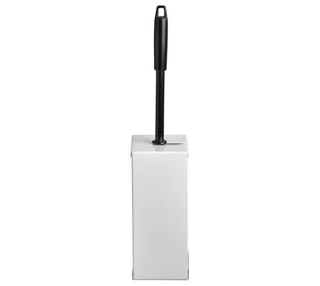 Toiletborstelset Quartzline rvs wit 448901