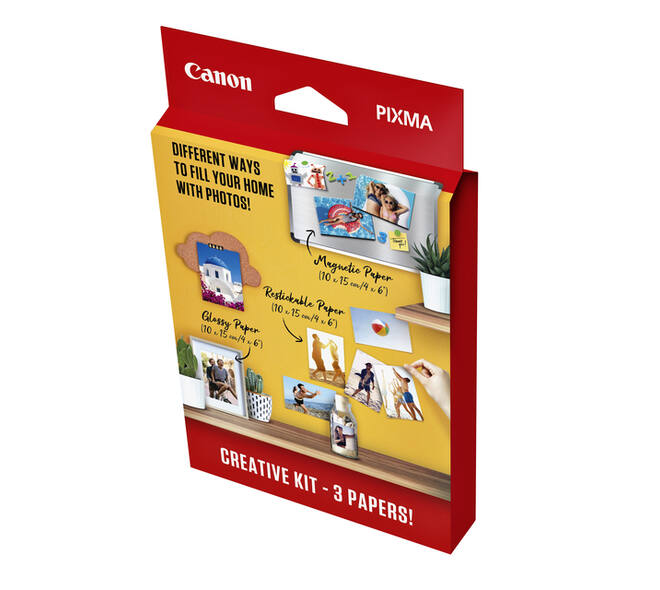 Fotopapier Canon creatieve kit met 3 soorten papier 60 vel