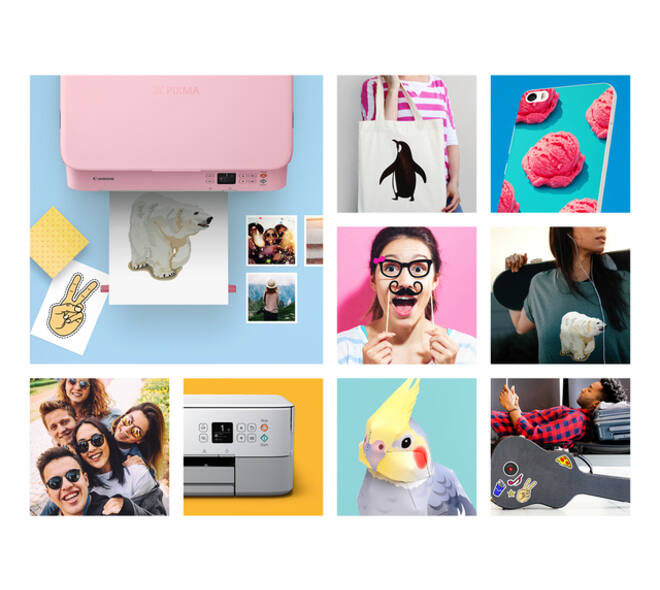 Fotopapier Canon creatieve kit met 3 soorten papier 60 vel