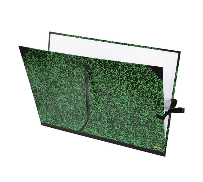 Tekenmap Canson Classic Annonay lintsluiting 610x810mm groen