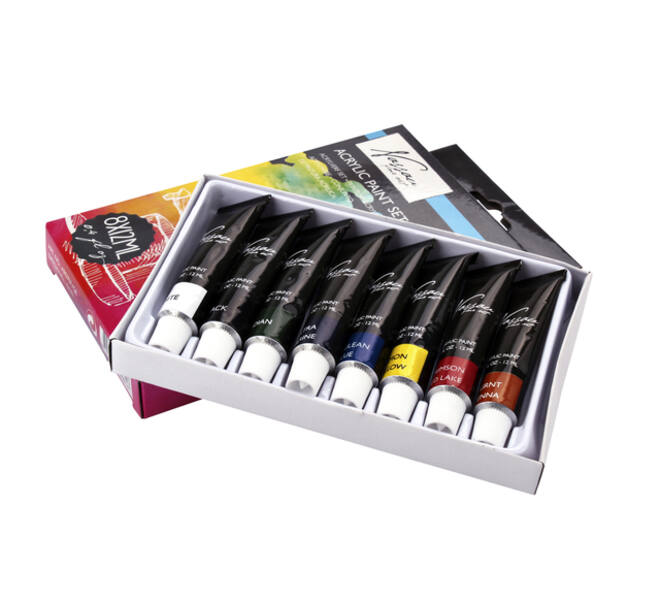 Acrylverf Nassau Art set met 8 kleuren