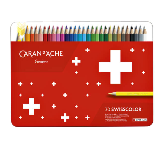 Kleurpotloden Caran d'Ache Swisscolor 30 stuks assorti