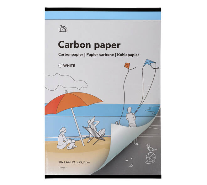 Carbonpapier Qbasic A4 21x29,7cm 10x wit