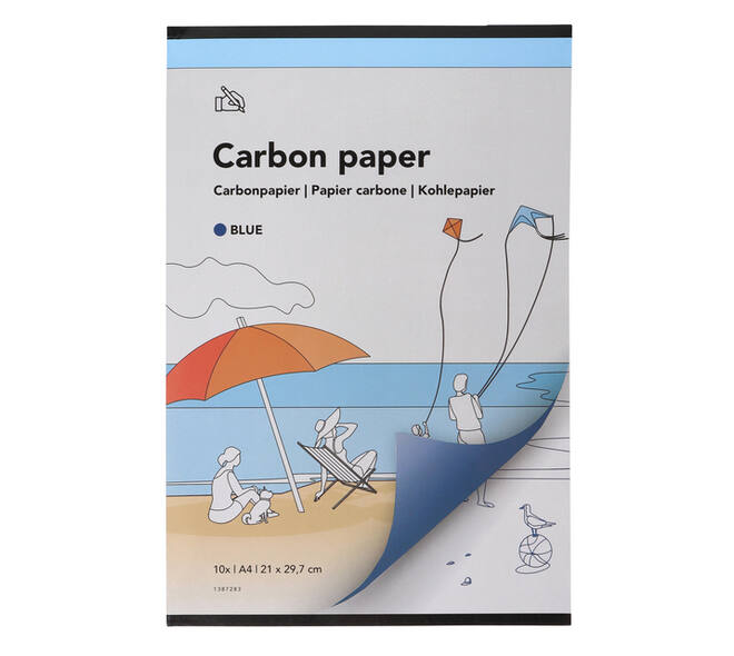 Carbonpapier Qbasic  A4 21x29,7cm 10x blauw