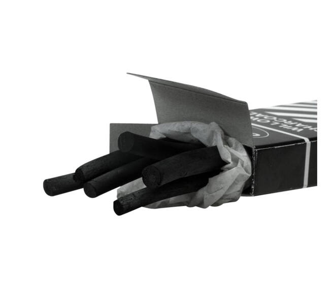 Houtskool Coates 5-6mm doos à 6 stuks