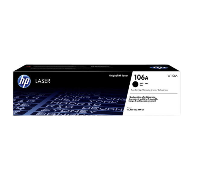 Tonercartidge HP W1106A 106A zwart