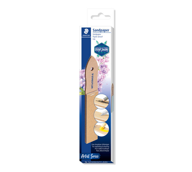 Sandpaper Staedtler voor potloden blister 12 vel
