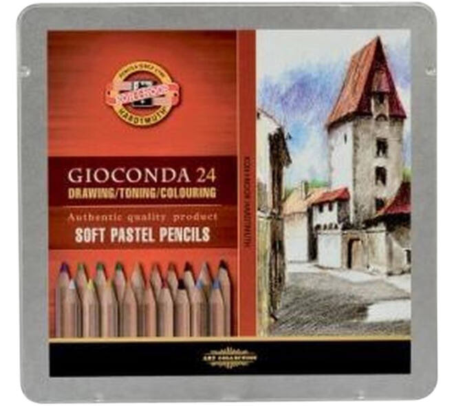 Pastelpotlood Koh-I-Noor gioconda 24 assorti