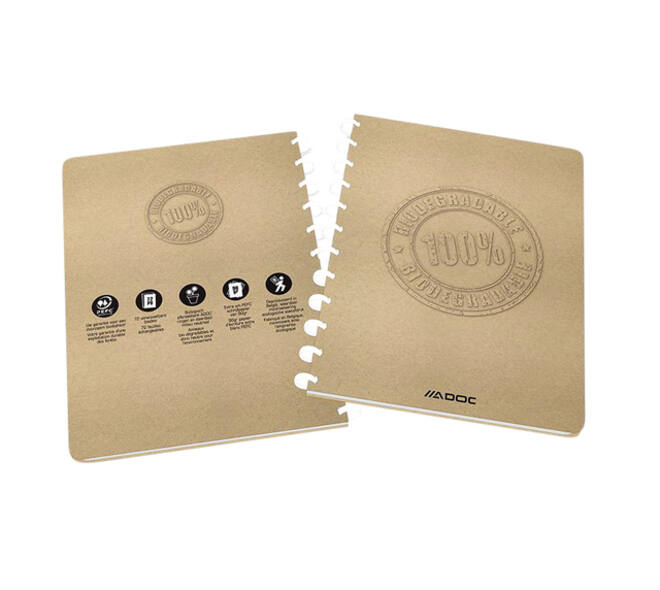 Schrift Adoc BIO A4 ruit 4x8mm 144 pagina's 90gr kraft