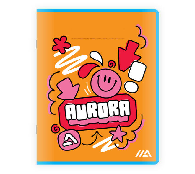 Schrift Aurora A5 lijn 200 pagina's 60gr