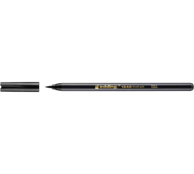 Brushpen edding 1340 zwart