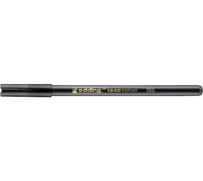 Brushpen edding 1340 zwart