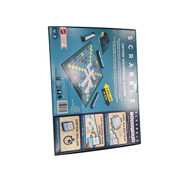 Spel Scrabble Mattel met houtblokjes