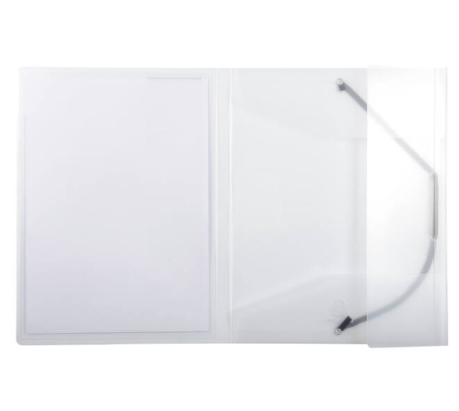 Elastomap Exacompta Kreacover A4 3 kleppen PP assorti