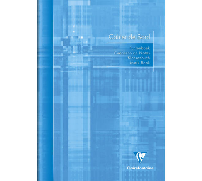 Puntenboek leraren Clairefontaine A4 72 pagina's 110gr meertalig assorti