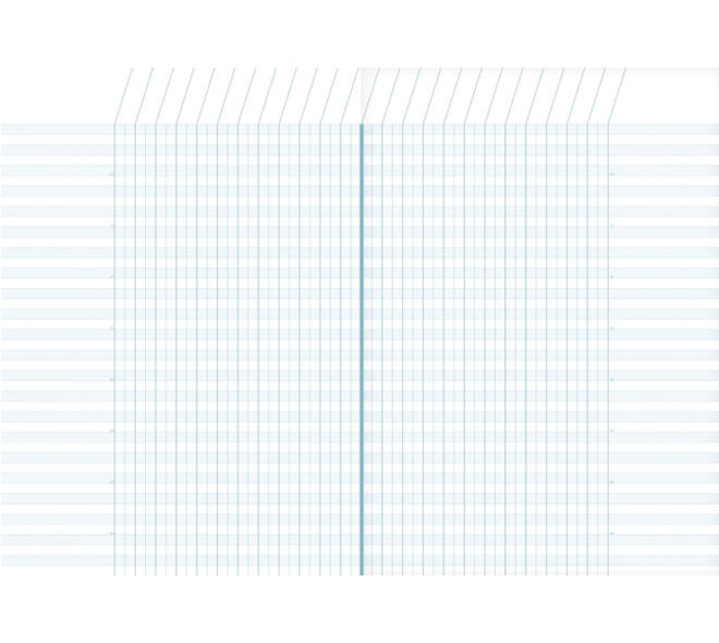 Puntenboek leraren Clairefontaine A4 72 pagina's 110gr meertalig assorti