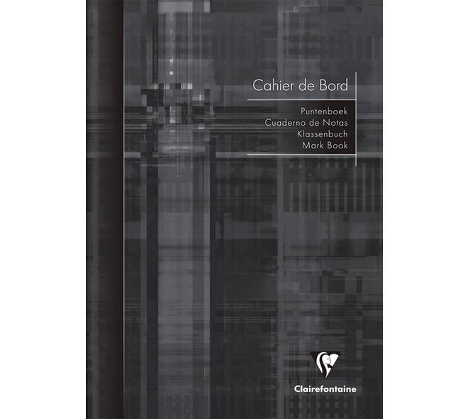 Puntenboek leraren Clairefontaine A4 72 pagina's 110gr meertalig assorti