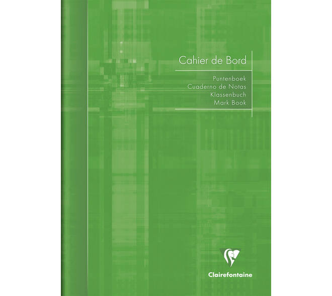 Puntenboek leraren Clairefontaine A4 72 pagina's 110gr meertalig assorti