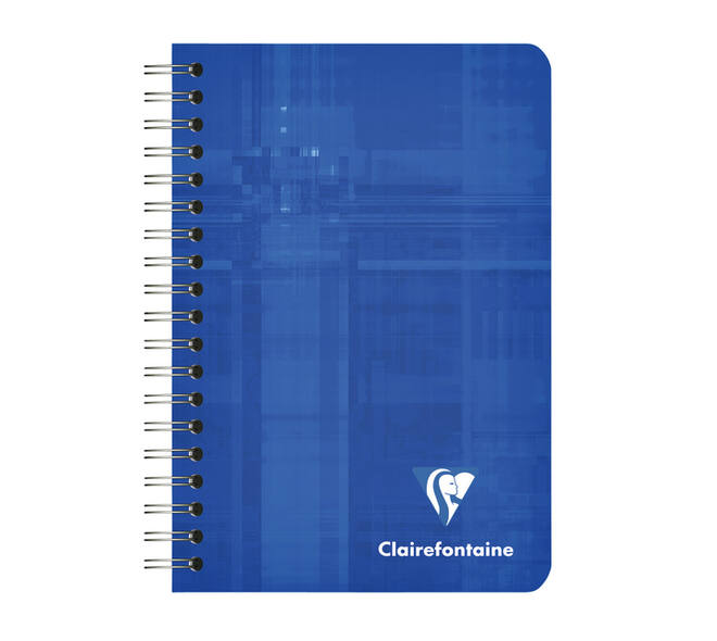 Notitieboek Clairefontaine A7+ 95x140 ruit 5x5 100blz 90gr assorti