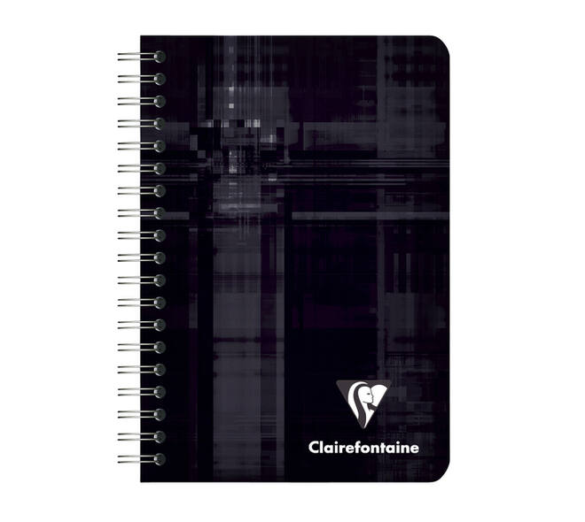 Notitieboek Clairefontaine A7+ 95x140 ruit 5x5 100blz 90gr assorti